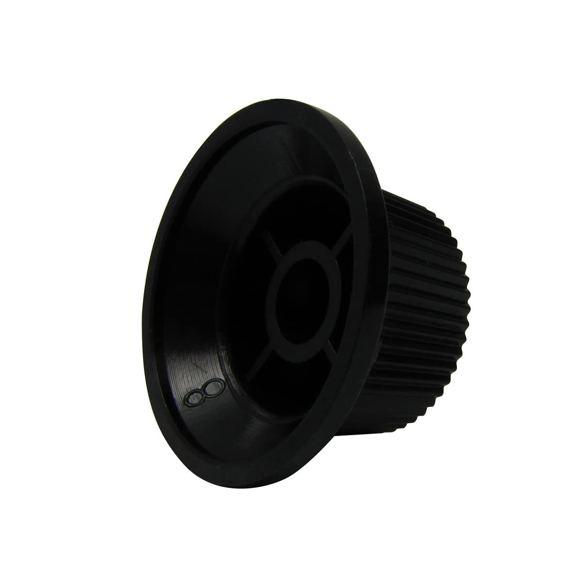 FLEOR Black Plastic 52/52/52mm Single Coil Pickup Cover 2T1V Tone Volume Control Knobs Switch Tip Bar Tip Set